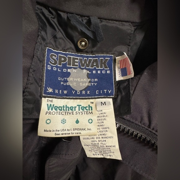 Mens Vintage Spiewak Outerwear for Public Service Jacket Coat NWT Made in USA - Picture 7 of 7